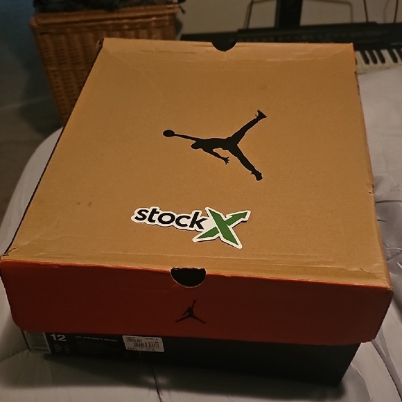 Jordan Red and White Athletic Sneakers - Picture 4 of 6